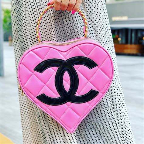 vintage pink heart chanel bag|buy Chanel bag online.